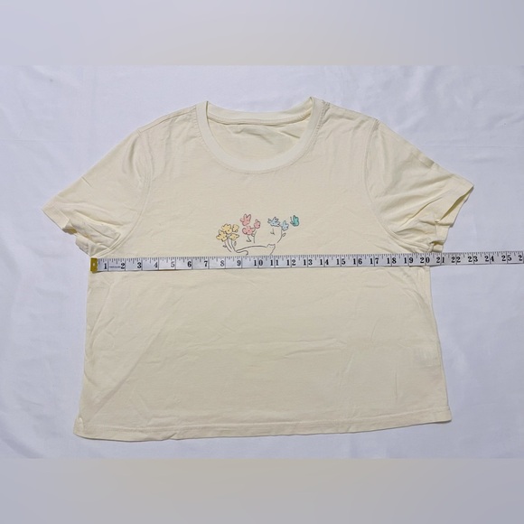 Eternal Summer Cat Print Short Sleeve T-shirt - Picture 7 of 9